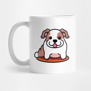 Cute Lazy English Bulldog Lover Gift Mug